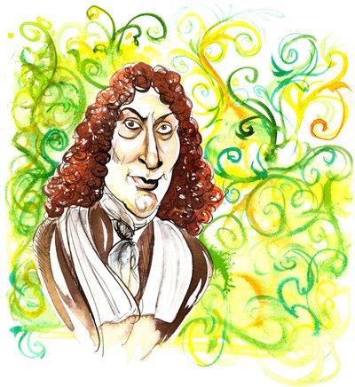 Arcangelo Corelli - caricature by Neale Osborne
